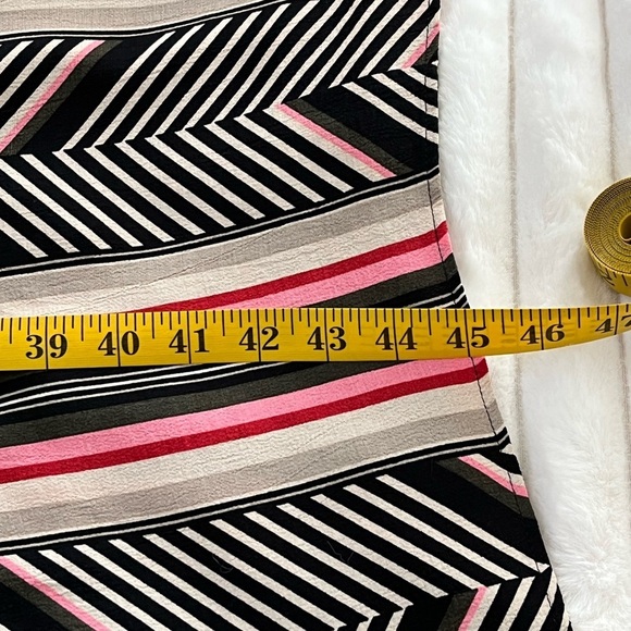 ANTHROPOLOGIE McKenzie Mock Neck Tunic Dress Striped Puff Sleeve X-Small - Picture 16 of 16